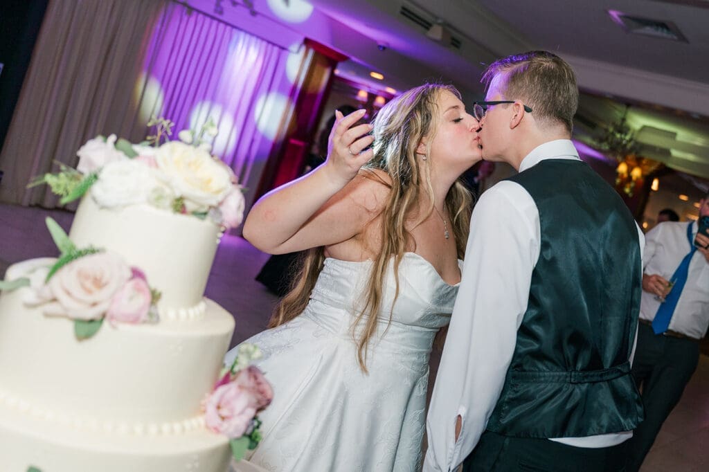 Magdalene and Trey kiss
