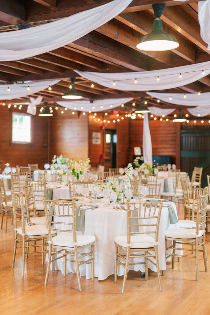 The indoor reception space at Hill-Stead museum