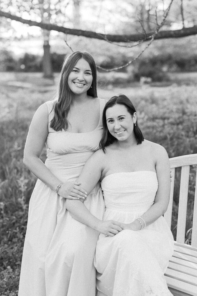 Kayla and Shannon smile