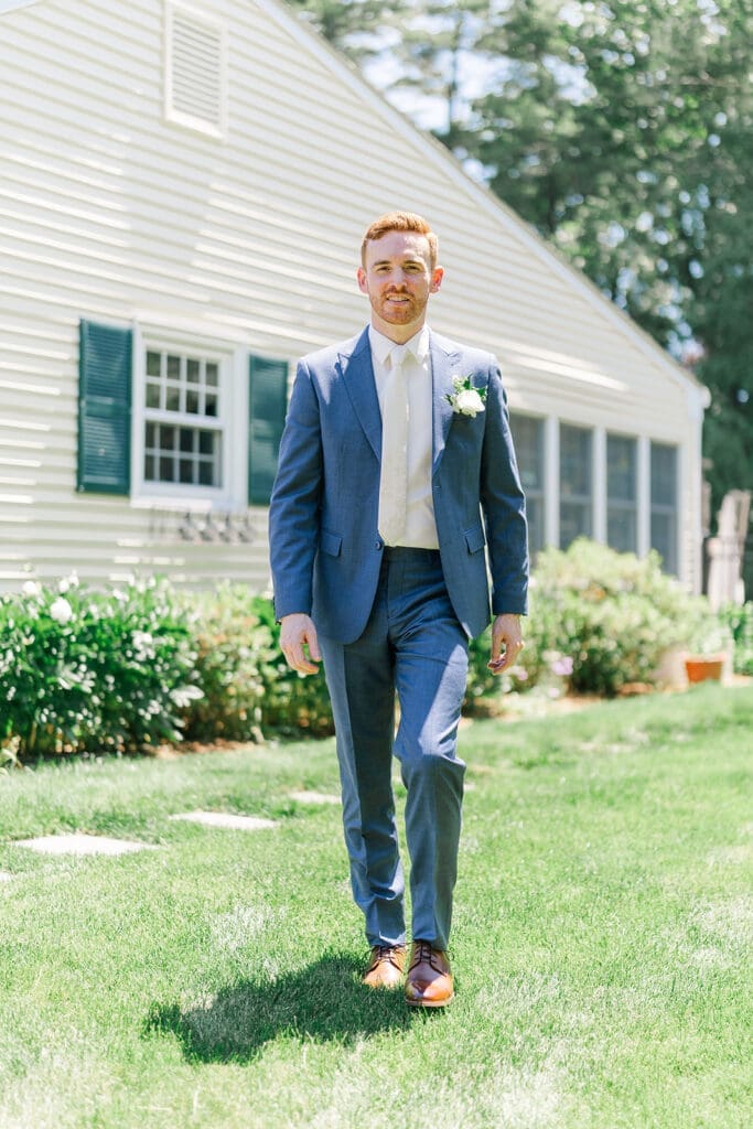 Conor walking and smiling 