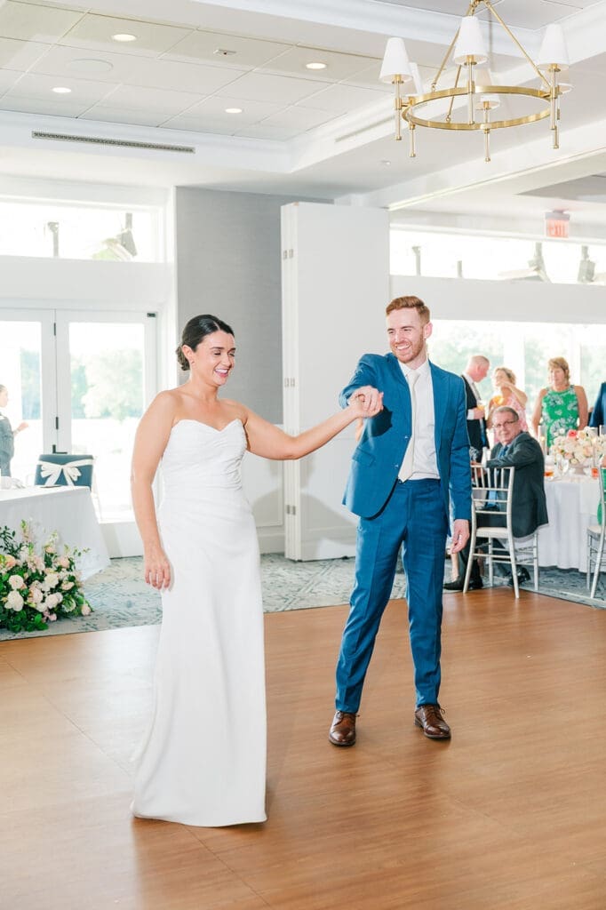 Amy and Conor share their first dance
